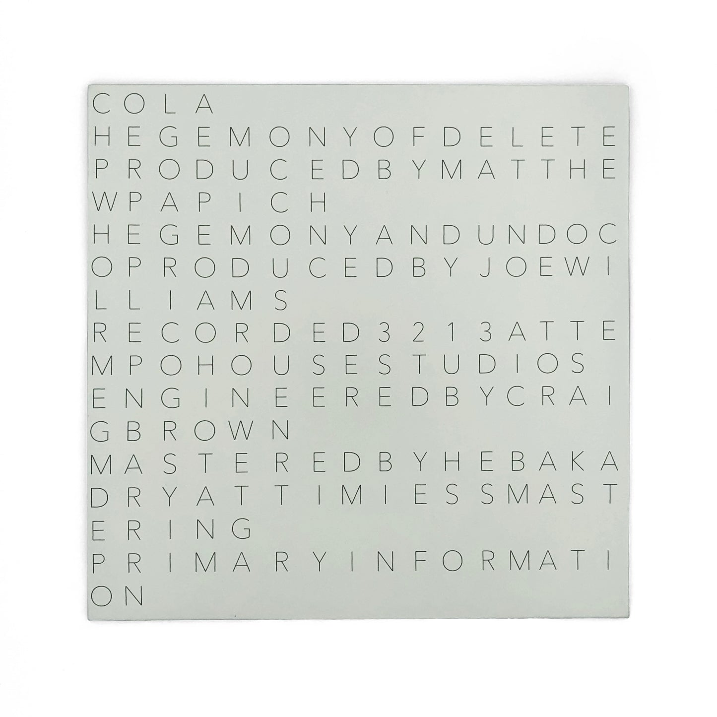 Co La - Hegemony of Delete